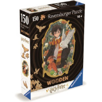 RAVENSBURGER Dřevěné obrysové puzzle Harry Potter 150 dílků