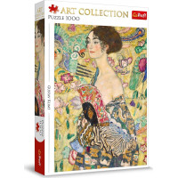 TREFL Puzzle Art Collection: Dáma s vějířem 1000 dílků