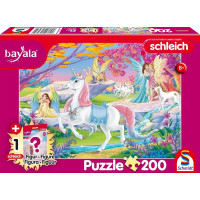 SCHMIDT Puzzle Bayala: Kouzelní elfové 200 dílků + figurka Schleich