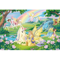 SCHMIDT Puzzle Bayala: Magičtí jednorožci 100 dílků + figurka Schleich