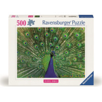 RAVENSBURGER Puzzle Majestátní páv 500 dílků