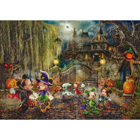 SCHMIDT Puzzle Disney: Mickey a Minnie o Halloweenu 1000 dílků