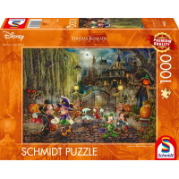 SCHMIDT Puzzle Disney: Mickey a Minnie o Halloweenu 1000 dílků
