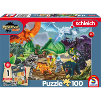 SCHMIDT Puzzle Eldrador: Bitva o super krystal 100 dílků + figurka Schleich