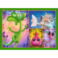 TREFL Puzzle Hokus pokus Diplodokus 4v1 (35,48,54,70 dílků)