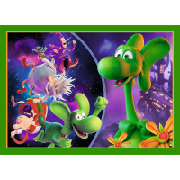 TREFL Puzzle Hokus pokus Diplodokus 4v1 (35,48,54,70 dílků)