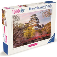 RAVENSBURGER Puzzle Impozantní hrady a zámky: Himedži, Japonsko 1000 dílků