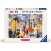 RAVENSBURGER Puzzle Impozantní hrady a zámky: Pena, Portugalsko 1000 dílků
