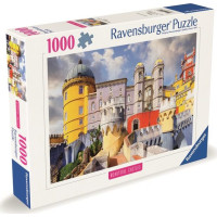 RAVENSBURGER Puzzle Impozantní hrady a zámky: Pena, Portugalsko 1000 dílků