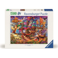RAVENSBURGER Puzzle Mystická létající loď 1500 dílků