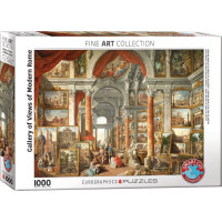 EUROGRAPHICS Puzzle Galerie s pohledy na moderní Řím 1000 dílků