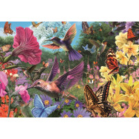 RAVENSBURGER Puzzle Svět kolibříků a motýlů 200 dílků