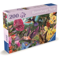 RAVENSBURGER Puzzle Svět kolibříků a motýlů 200 dílků