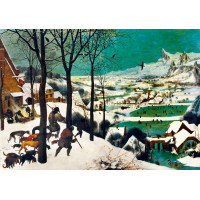BLUEBIRD Puzzle Lovci ve sněhu (Zima) 1000 dílků
