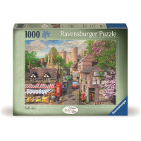 RAVENSBURGER Puzzle Malebná ulička k zámku 1000 dílků