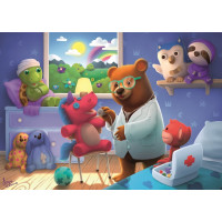 RAVENSBURGER Puzzle Plyšová pohotovostní služba 35 dílků