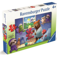 RAVENSBURGER Puzzle Plyšová pohotovostní služba 35 dílků