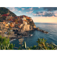 RAVENSBURGER Puzzle Pohled na Cinque Terre, Itálie 1500 dílků