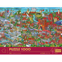 TREFL Puzzle Premium Plus Share the Moments: Trojměsto 1000 dílků