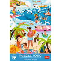 TREFL Puzzle Premium Plus The Art of Colour: V horkém létě 1000 dílků