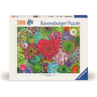 RAVENSBURGER Puzzle Sukulentní ráj 500 dílků