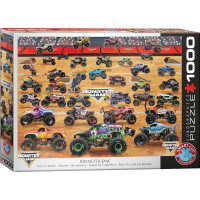 EUROGRAPHICS Puzzle Sestava Trucků Monster Jam 1000 dílků