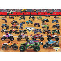 EUROGRAPHICS Puzzle Sestava Trucků Monster Jam 1000 dílků