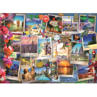 RAVENSBURGER Puzzle Cestovatelské poklady 500 dílků