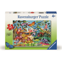 RAVENSBURGER Puzzle Zahradní dobrodružství s broučky 60 dílků