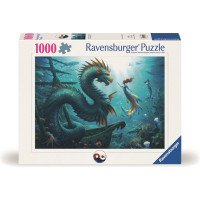 RAVENSBURGER Puzzle Tajemství mořských příšer 1000 dílků
