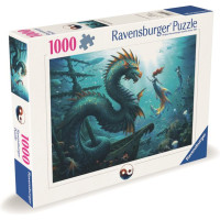 RAVENSBURGER Puzzle Tajemství mořských příšer 1000 dílků