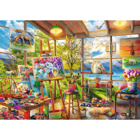 TREFL Puzzle Umění malování 2x500 dílků