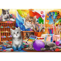 TREFL Puzzle Umění malování 2x500 dílků
