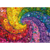 SCHMIDT Puzzle Vířící barvy v květu 2000 dílků