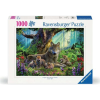 RAVENSBURGER Puzzle Vlci v lese 1000 dílků