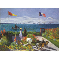 EUROGRAPHICS Puzzle Zahrada v Sainte-Adresse 1000 dílků
