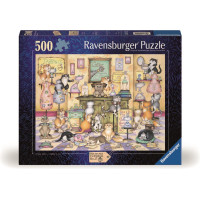 RAVENSBURGER Puzzle Hrátky rozdováděných koček 500 dílků
