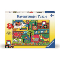 RAVENSBURGER Puzzle Den na farmě 60 dílků