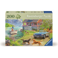 RAVENSBURGER Puzzle Léto u jezera 200 dílků