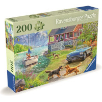 RAVENSBURGER Puzzle Léto u jezera 200 dílků