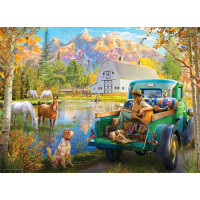 EUROGRAPHICS Puzzle Zpívající jezero 1000 dílků