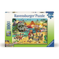 RAVENSBURGER Puzzle Dobrodružství pirátů XXL 100 dílků