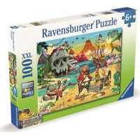 RAVENSBURGER Puzzle Dobrodružství pirátů XXL 100 dílků