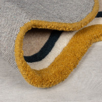 Kusový koberec Wool Scallop Leo Border Multi