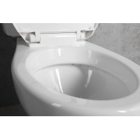 Aqualine MANUEL WC kombi, dvojtlačítko 3/6l, spodní odpad, bílá PS8814