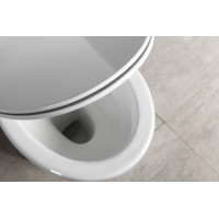 Aqualine MANUEL WC kombi, dvojtlačítko 3/6l, spodní odpad, bílá PS8814