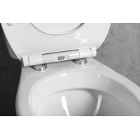 Aqualine MANUEL WC kombi, dvojtlačítko 3/6l, spodní odpad, bílá PS8814