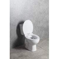 Aqualine MANUEL WC kombi, dvojtlačítko 3/6l, spodní odpad, bílá PS8814