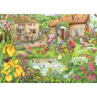 RAVENSBURGER Puzzle Farmářská kavárna v údolí 1000 dílků