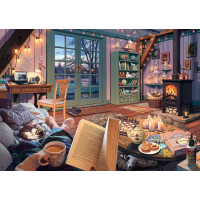 RAVENSBURGER Puzzle Moje útočiště č.6: Útulný pokoj 1000 dílků